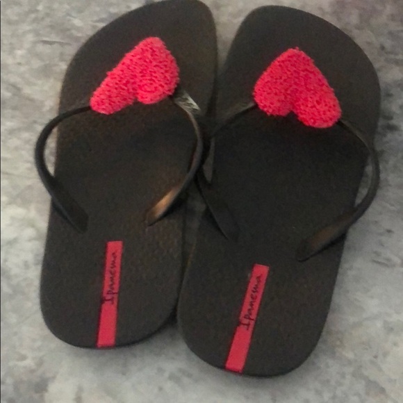 Ipanema heart flip-flops 🖤💓🖤💓 - Picture 2 of 4